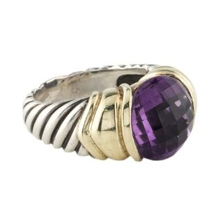 David Yurman Amethyst cocktail Ring